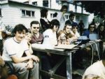 1974 image. L to R: Ray Cockman, David Wiggins, Roger Cumbers, Barry Peacock and  Bob Wilkinson